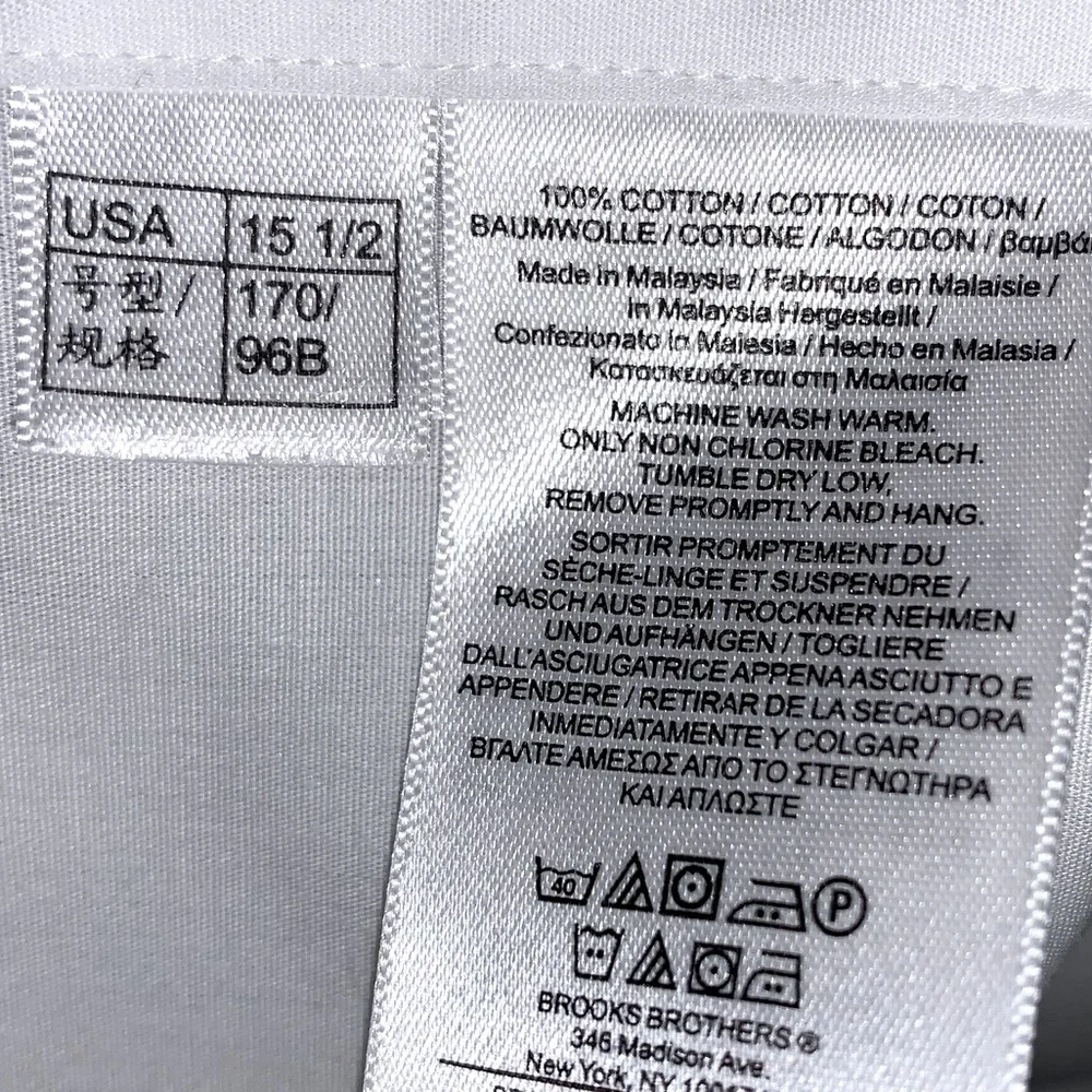 Brooks Brothers Classic Non-Iron French Cuff Dress Shirt - Picture 8 of 9